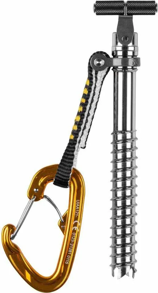 Broche à glace Grivel 720 Speedy M Golden 16 cm pour alpinisme technique