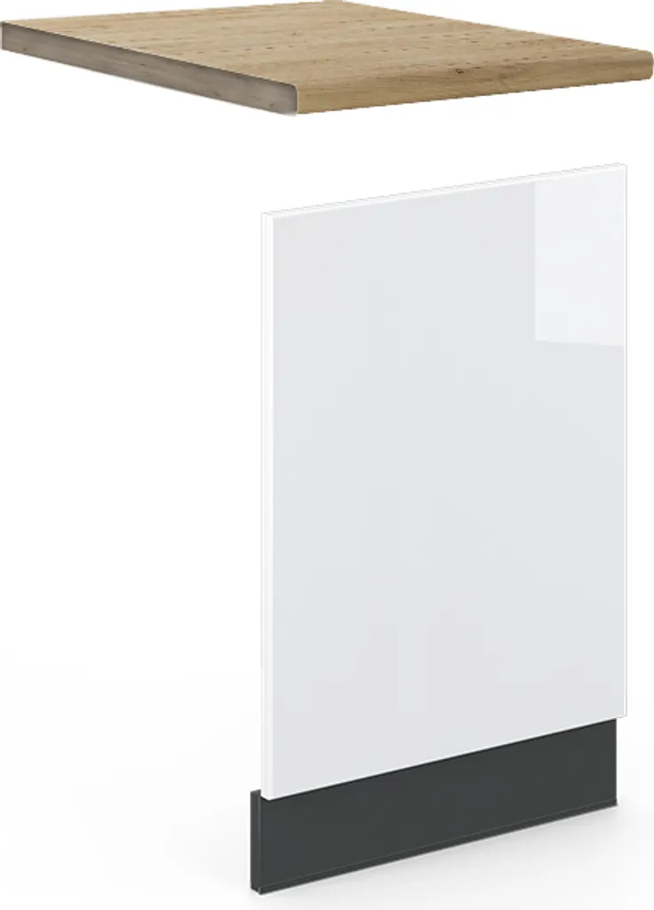 Vicco Pannello Fame-Line 45 cm MDF Rovere/Antracite per Incasso