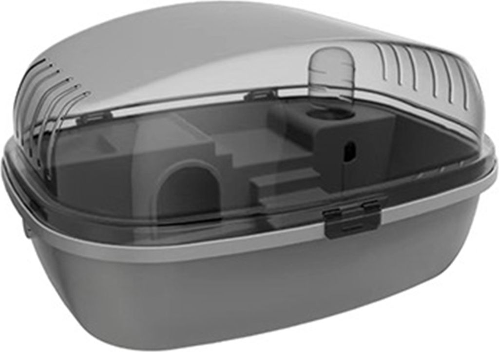 Hamsterkäfig, abnehmbares Hamster-Lebensraumhaus, 360-Grad-Panoramablick, Kleintierkäfig, Haustier-Zuchtbox für Hamster, Igel, Chinchillas
