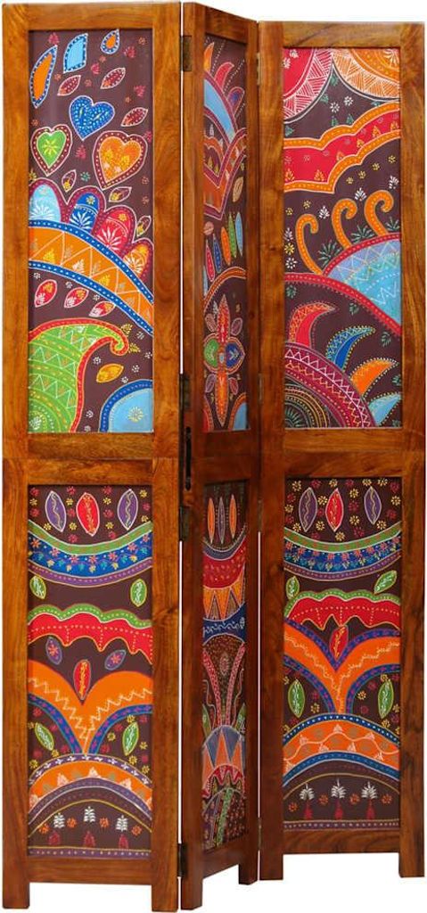 "2026 Promotion" Raumteiler Honigbraun 105x1,5x180 cm Massivholz Akazie - Paravents CC24827