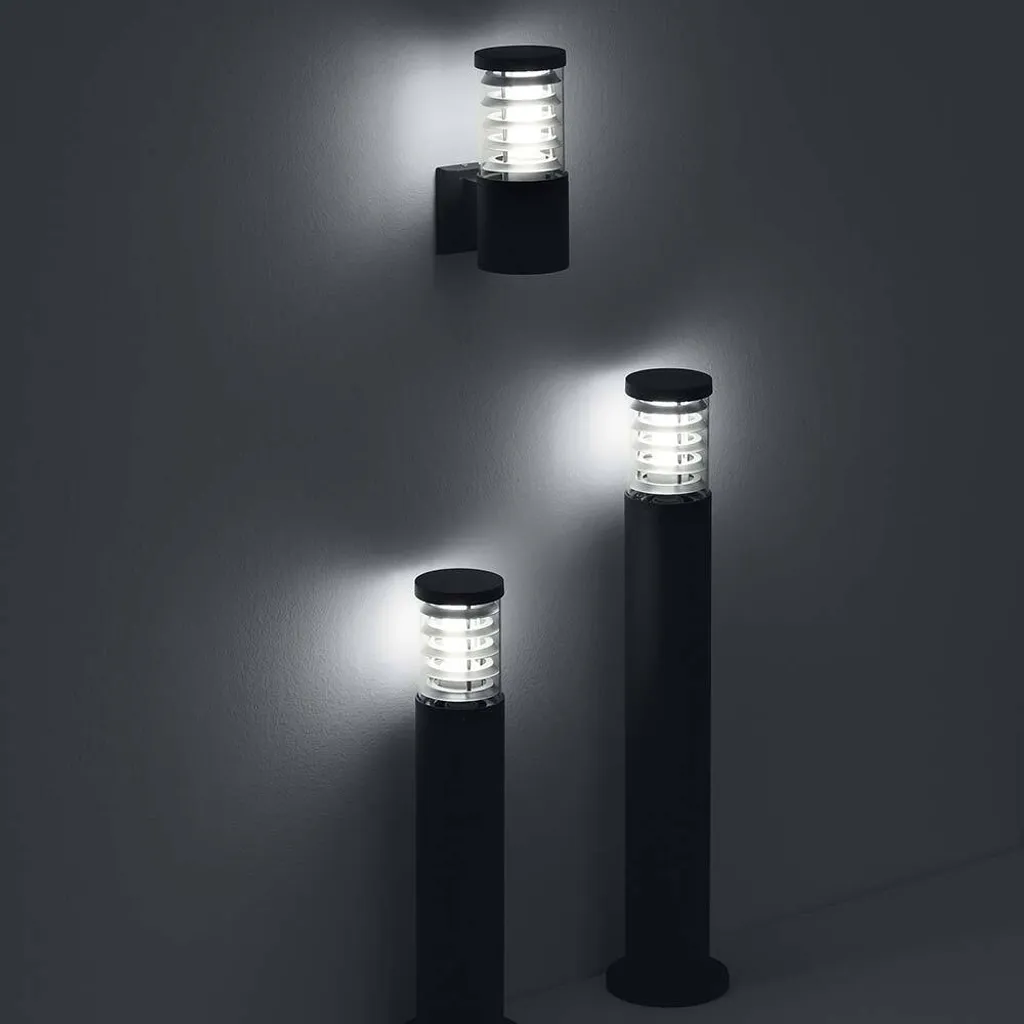 Borne d'Éclairage Extérieure Anthracite - Luminaire Tronco Ideal Lux