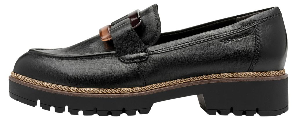Tamaris Damen Mokassins 24722-43-003 Farbe: Schwarz Größe: Produktbild 