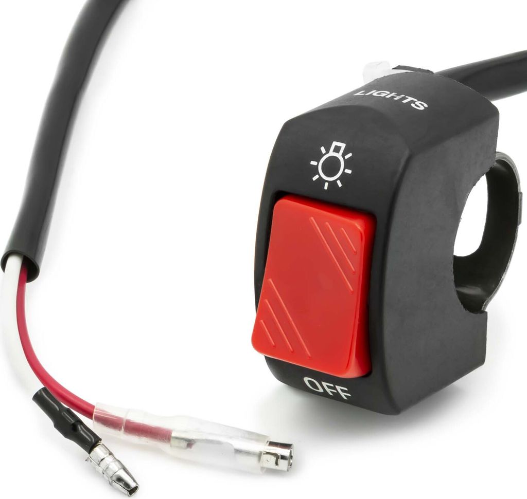 Motorrad Roller Lenker Lenk Stange Scheinwerfer Ein Aus Licht Schalter 6V 12V