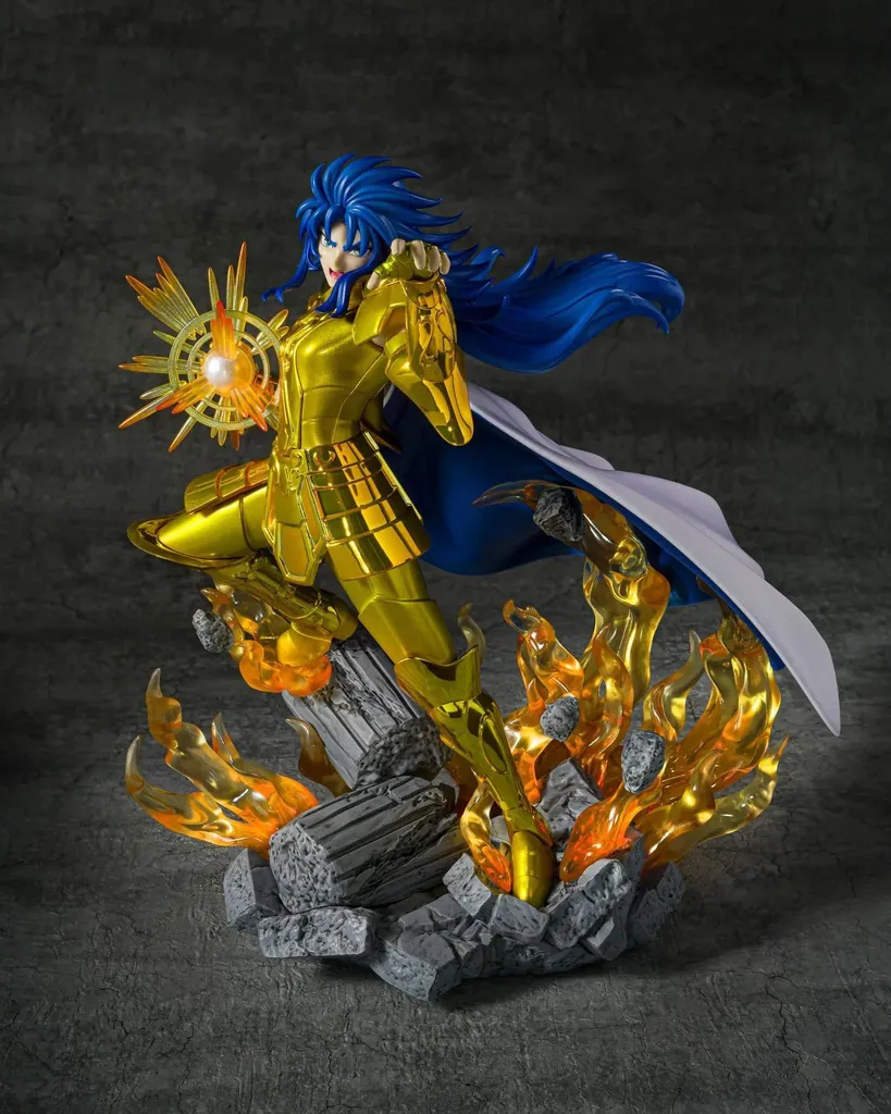 Gemini Saga Saint Seiya Figuarts ZERO Statue 21 cm Finition Or