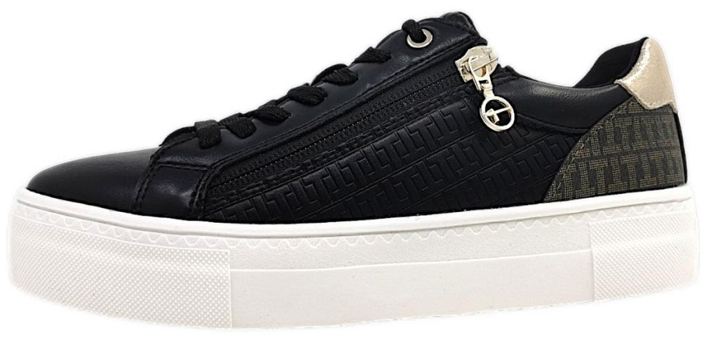 Tamaris  Damenschuhe Für lose Einlagen Schnürer Schwarz Productafbeelding 