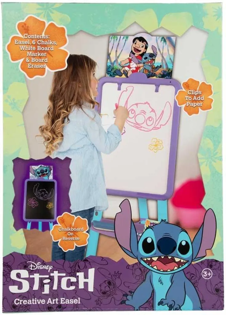 Chevalet Stitch anti-salissure - Organisez l'espace dessin des enfants