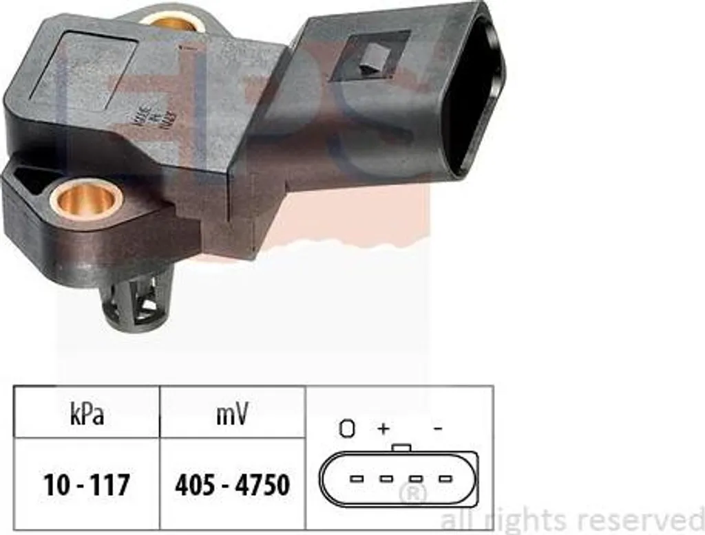 Capteur de pression atmosphérique EPS 1.993.105 pour Bora OE 036906051F