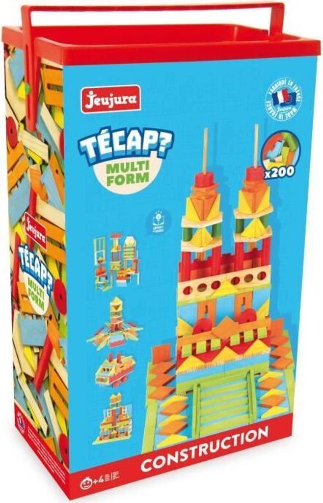 Jeujura Holzbausatz Técap Multiform 200 Stück