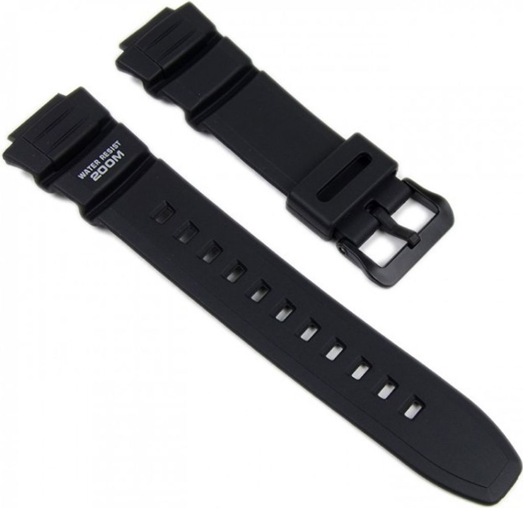 Casio Ersatzband Resin schwarz AE-2000 AE-2100 WV-200 10302043