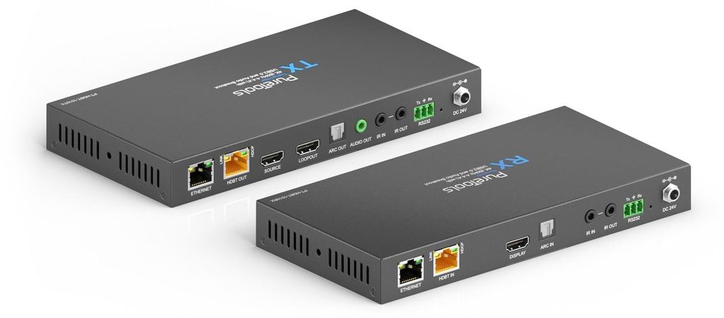PureLink PureTools - HDBaseT Extender Set mit USB 2.0 und Audio-Breakout, 4K