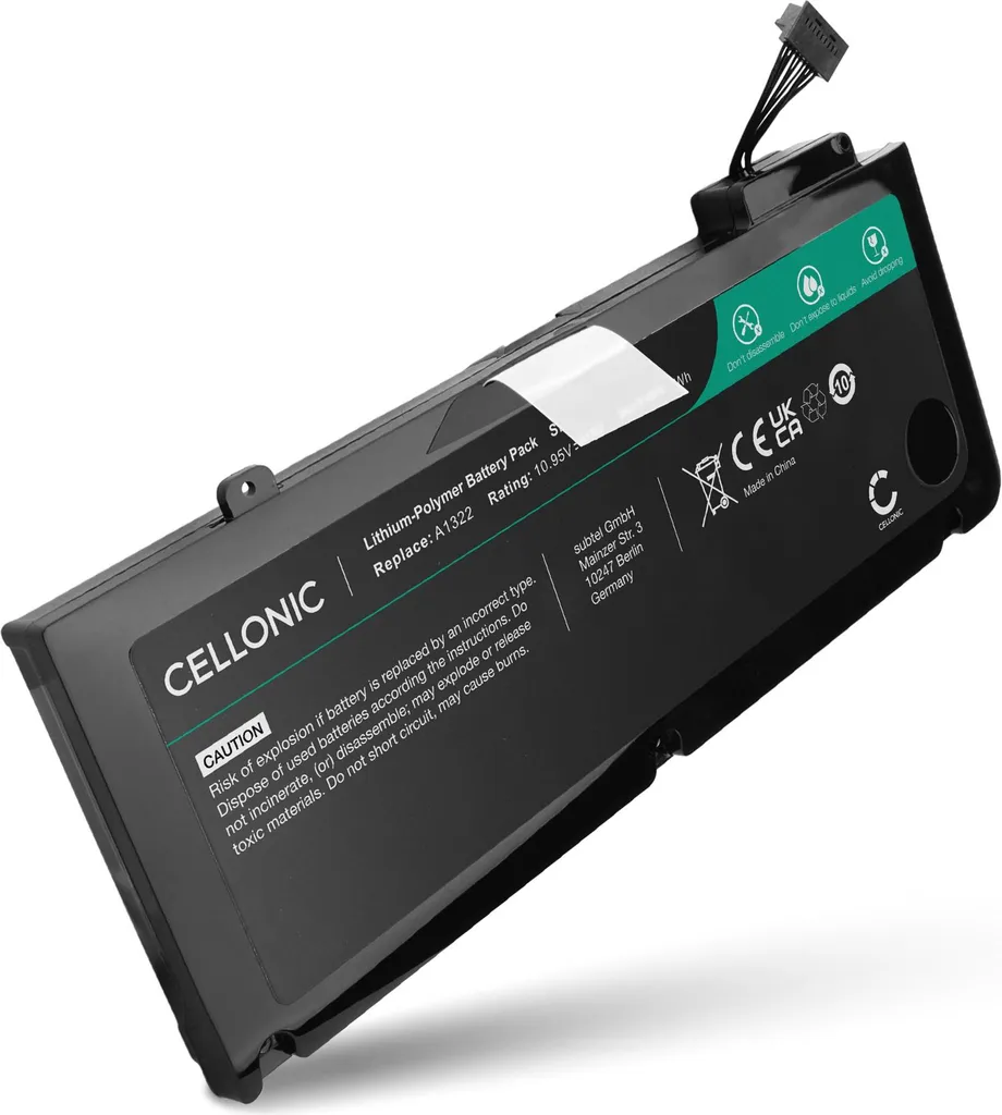 Rigenera il tuo Mac: Batteria CELLONIC A1322 per MacBook Pro 13