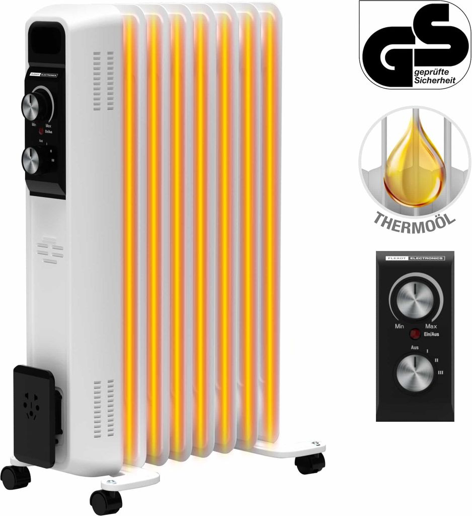 Flexot® Ölradiator 600W / 900W / 1500W - 3 Powerstufen 7 Produktbild 
