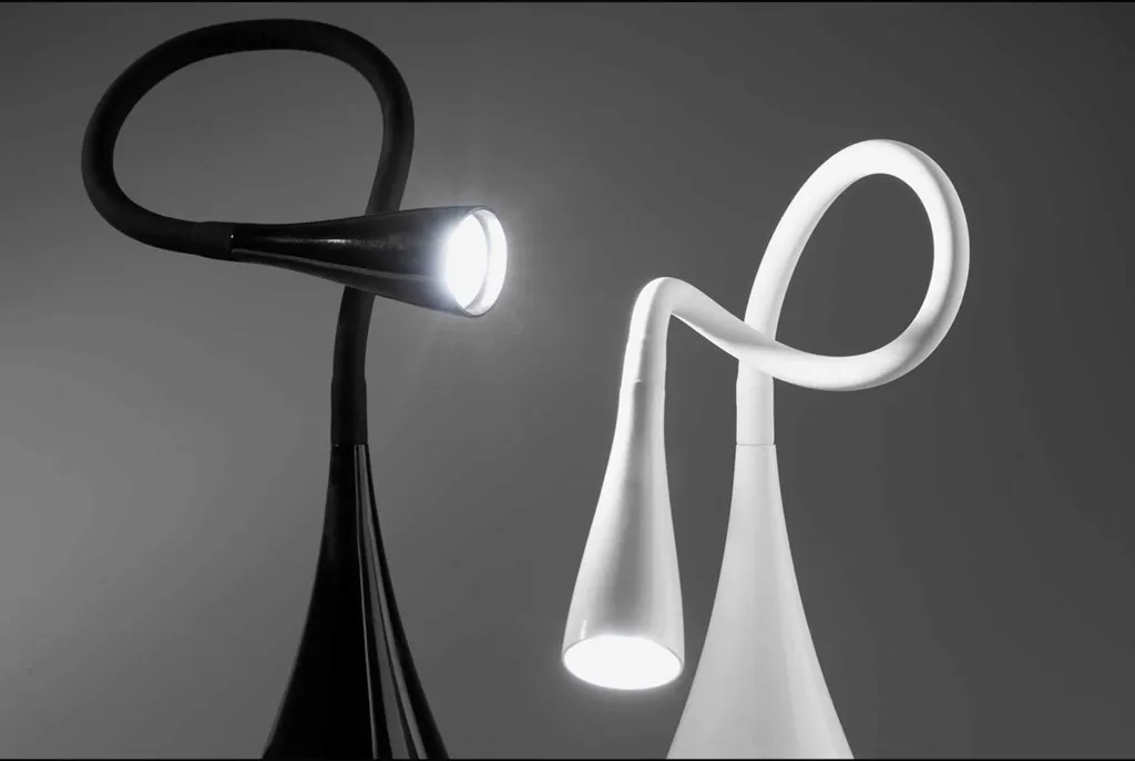 Lampada da tavolo a LED Lena nera - 5