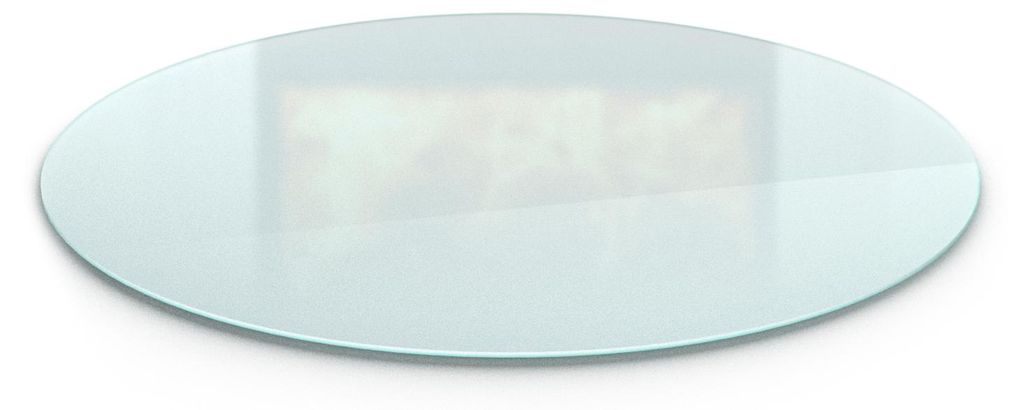 Runde Hitzeschutzplatte – Glasbodenplatte – Bodenschutz aus Glas Ø 70 cm – für Kaminofen – Funkenschutzplatte – ESG Sicherheitsglas –...