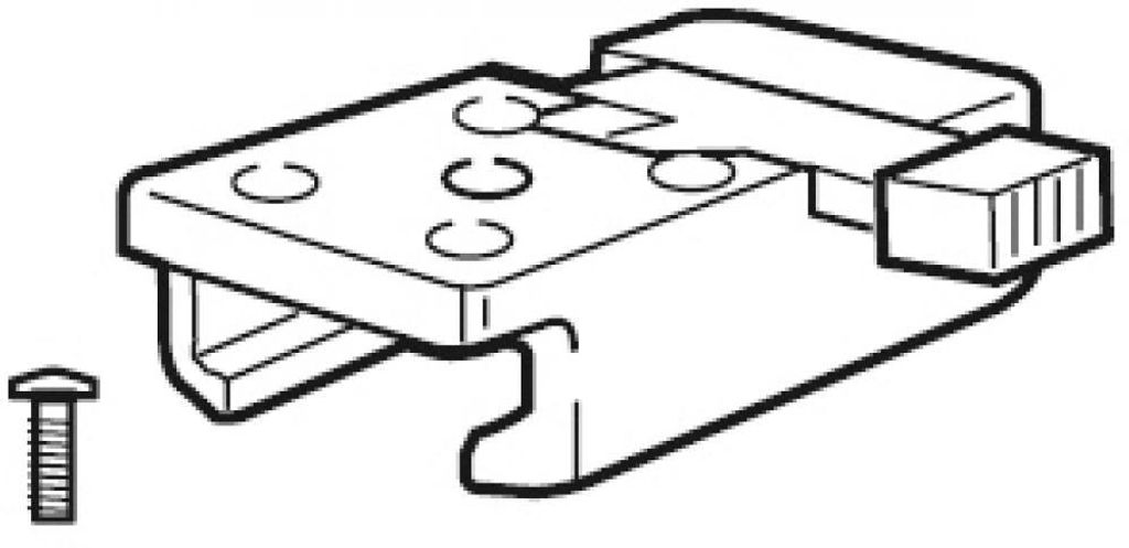 CATEYE Adapterplatte Flextight breit One Size - stabile Halterung für Fahrrad...