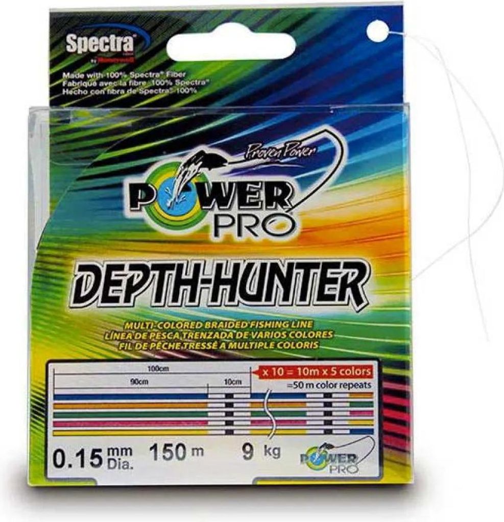 Power Pro Depth Hunter Geflochtene Schnur 300 M Grau 0.280 mm Grau 0.280 mm