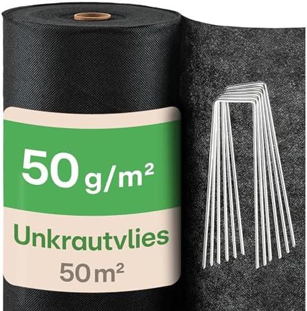 Praknu Unkrautvlies 150g/m2 Extra Stark - 50m2 - Produktbild 