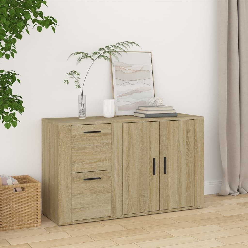 Maison Exclusive - Credenza Sonoma in rovere 100x33x59,5 cm Immagine del prodotto 