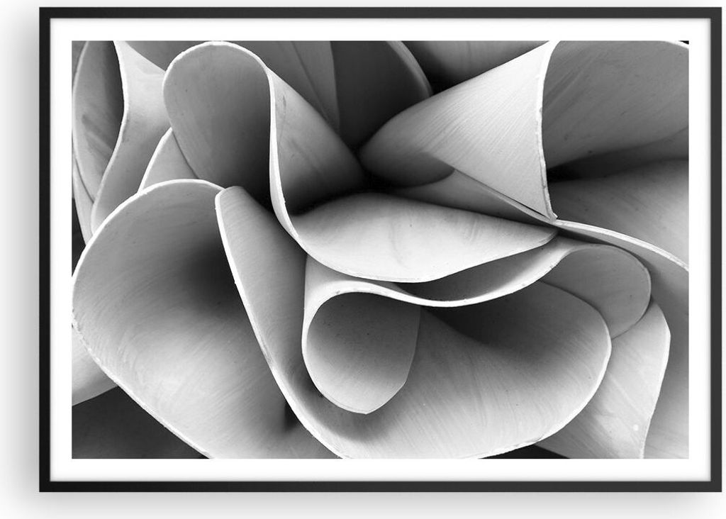Gerahmtes Poster - Schwarzer Rahmen - Material Ornament Produktbild 