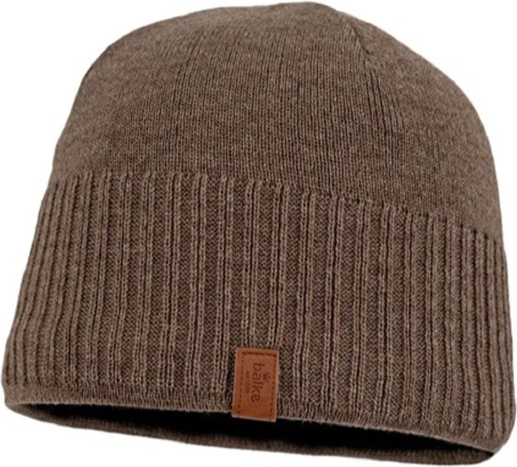 Balke Uni Strickmütze Vollfleecefutter, braun, Gr. Einheitsgröße
