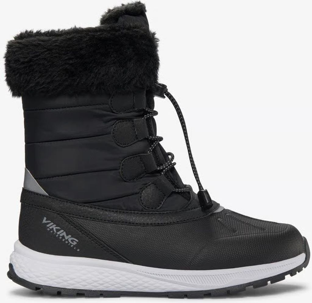 Viking Equip Warm Stiefel Slipper Kinder schwarz 34