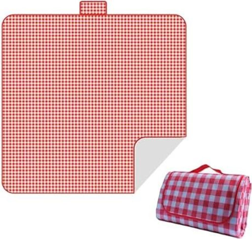 CHENGZI Verdickte Picknickmatte, Outdoor, Rasen, Camping, tragbar (rot)
