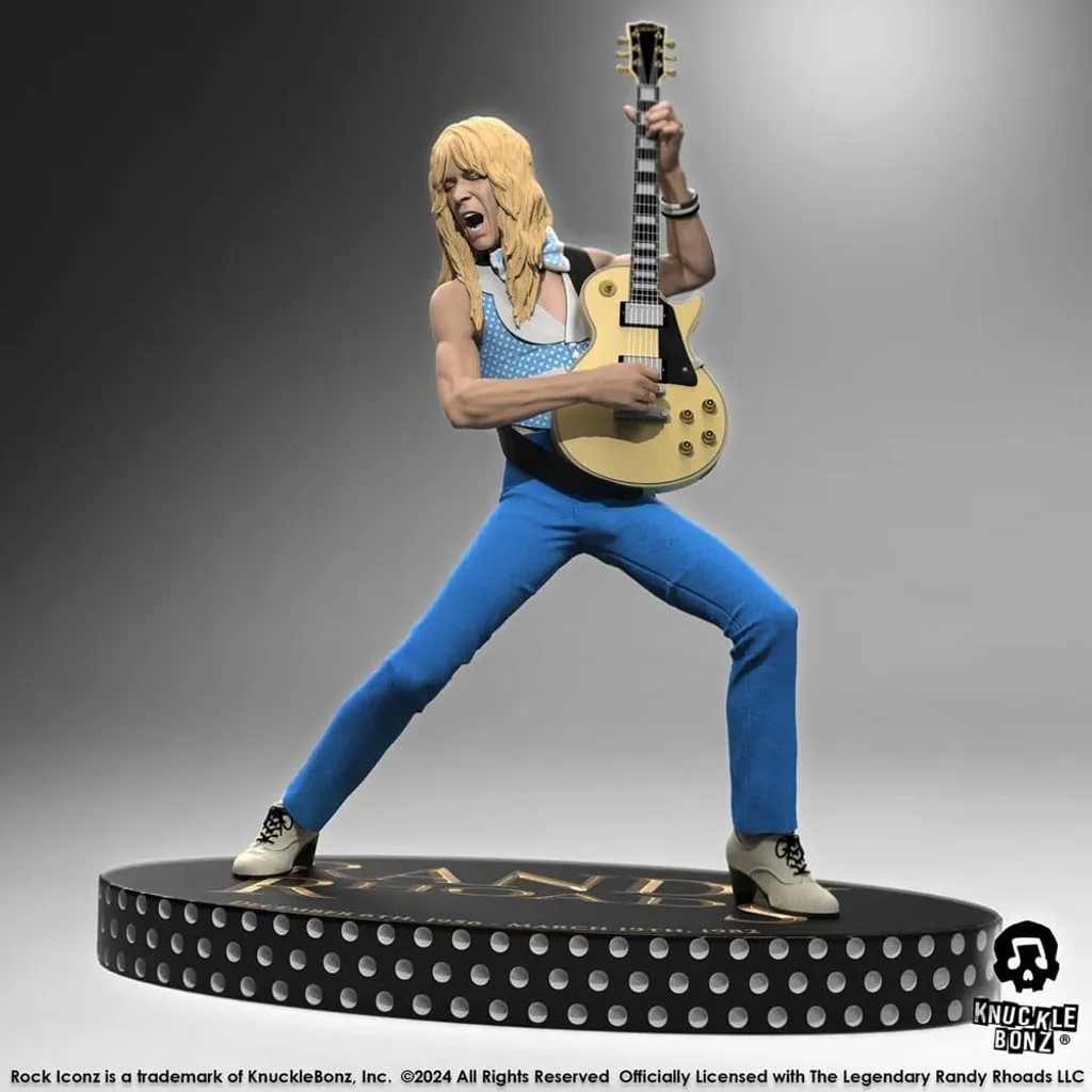 Statue Randy Rhoads IV Rock Iconz Early Years Blue Version 24 cm