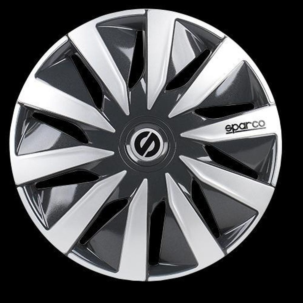 14" Zoll Radkappen Grau/Silber Radzierblenden Radblenden Produktbild 