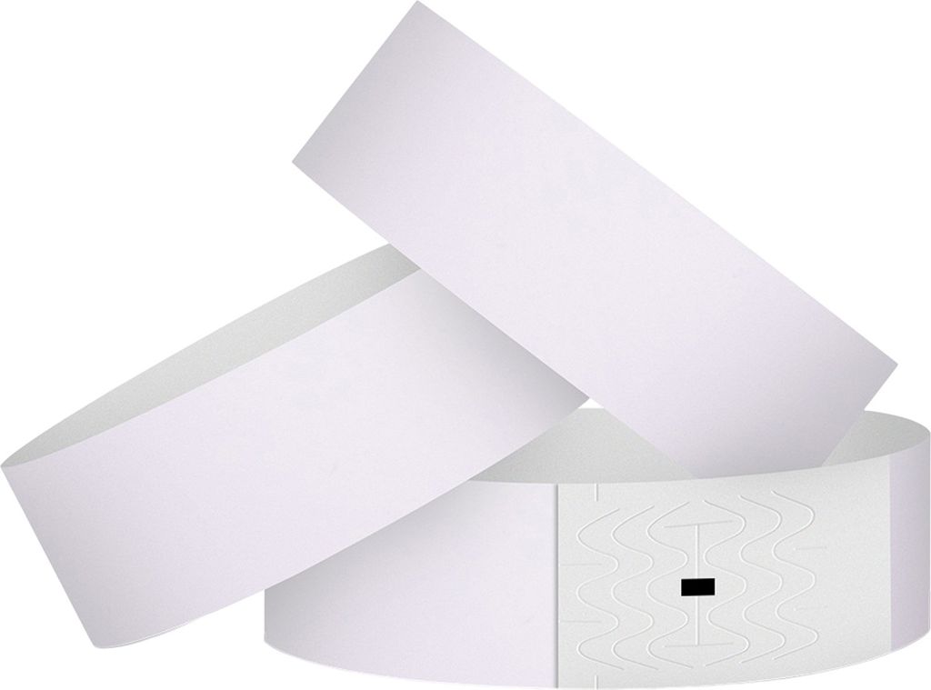 100 Stück Armbänder aus synthetischem Papier, wasserdichte Einweg-Armbänder, Event-Bänder, Ersatz-Armband-Set, Identifikationsarmbänder für V...