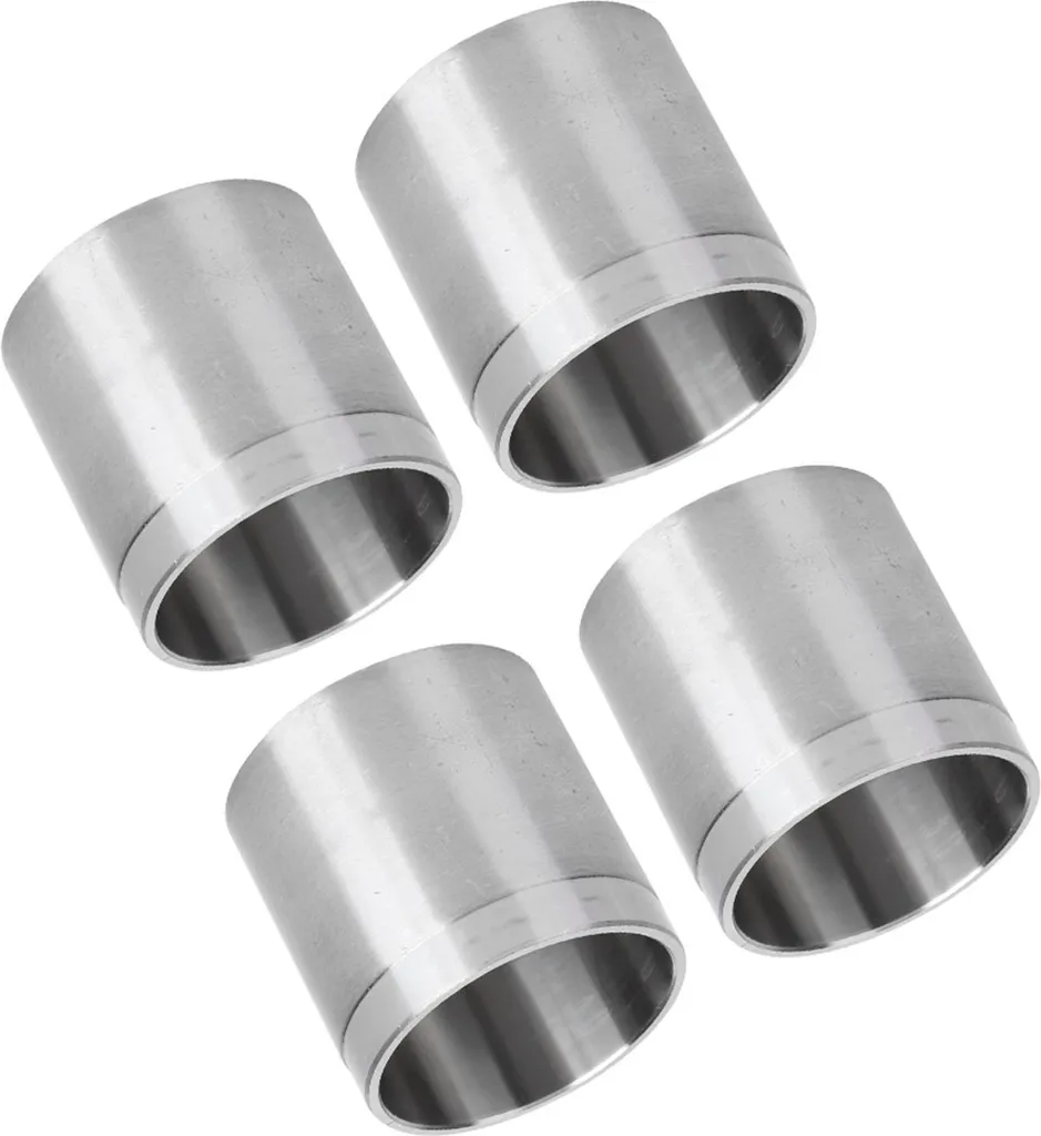Équipement de remorque : 4 protecteurs de roulements 1,98'' inox marin