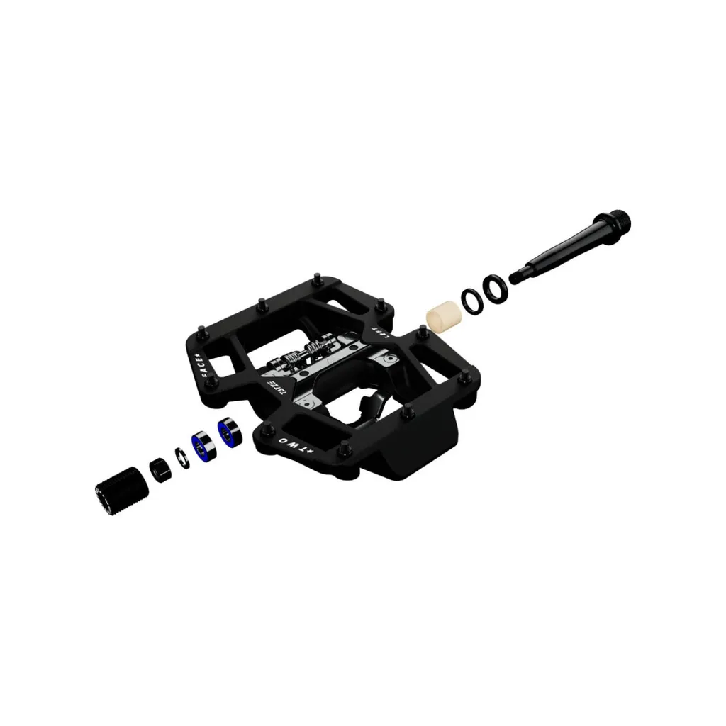 Patte TWO-FACE Composite VTT Ultra Résistante et Légère Noir Mat - 4