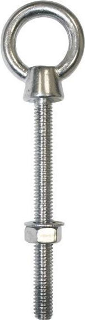 1 Stk. Augbolzen mit metrischem Gewinde M8x100 Edelstahl V4A