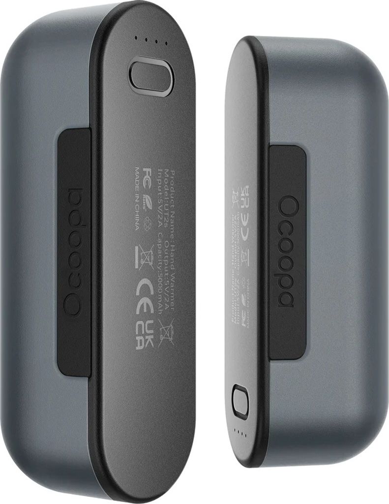 Ocoopa UT2s Mini, scaldamani elettronico, 5200 mAh, fino a Immagine del prodotto 