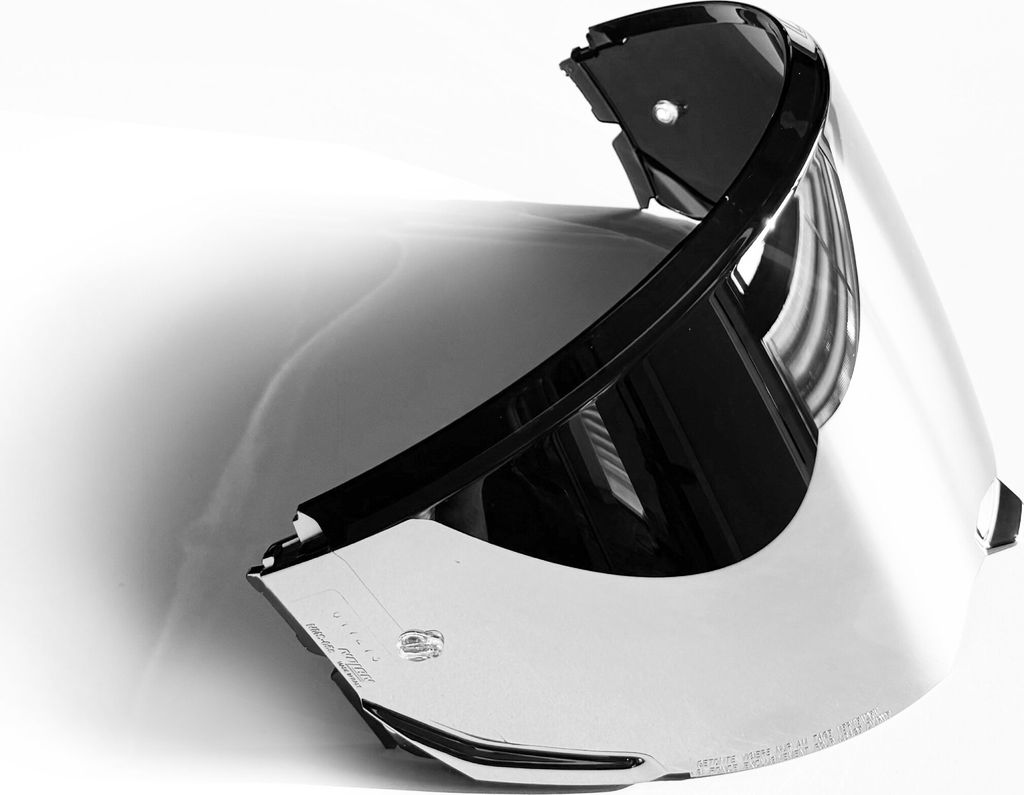 Silberfarbener Metallvisier für den Nolan N120-1 Helm in den Größen L XL XXL XXXL