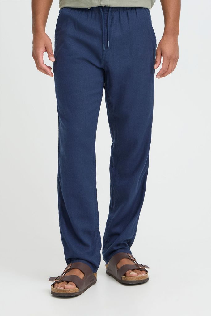 Blend BHMLikas Herren Leinenhose Hose Stoffhose Leinenmix regular fit