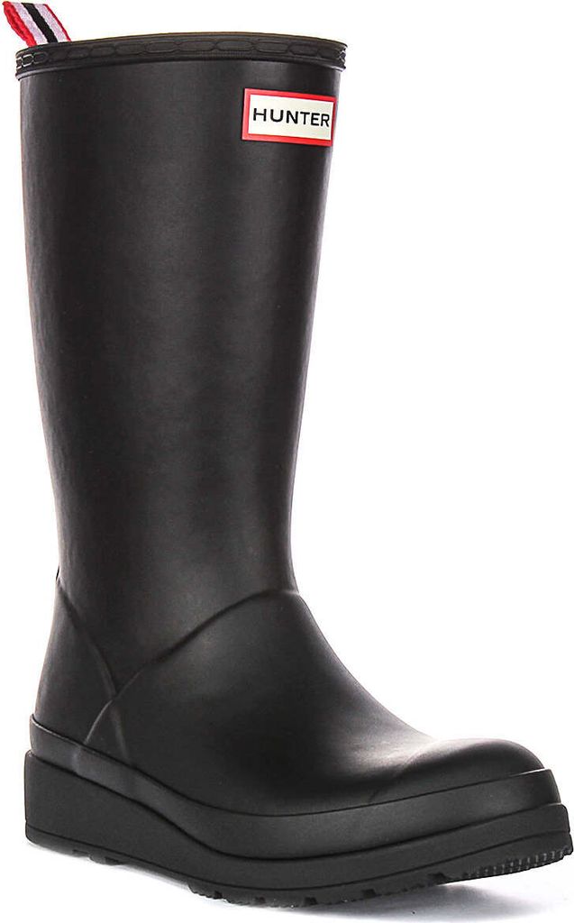 Hunter Play Tall in Schwarz für Damen – 8 UK - 42 EU - 10 Produktbild 
