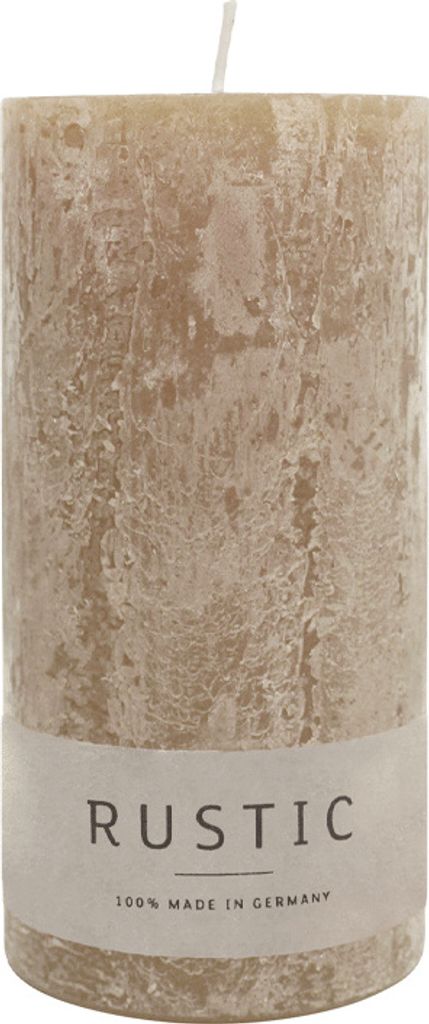 Stumpenkerze aus Paraffin, Sahara, Rustic, WENZEL, 140/70 Produktbild 
