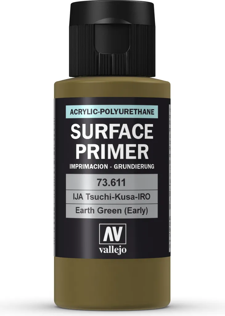 Sous-couche Vert Terre Vallejo 73.611 pour Aérographe et Figurines 60ml