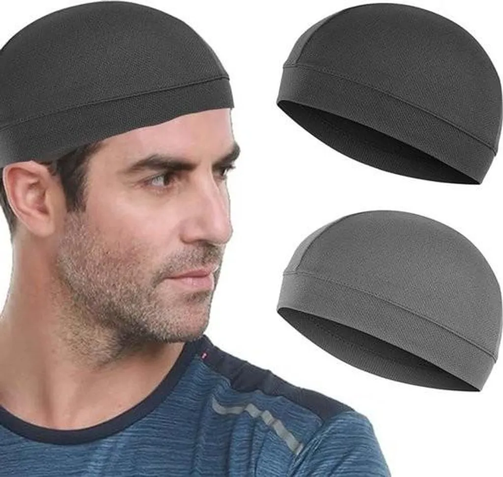 Bonnet d'été fin pour sport et loisirs - lot de 2 bonnets noirs mixtes
