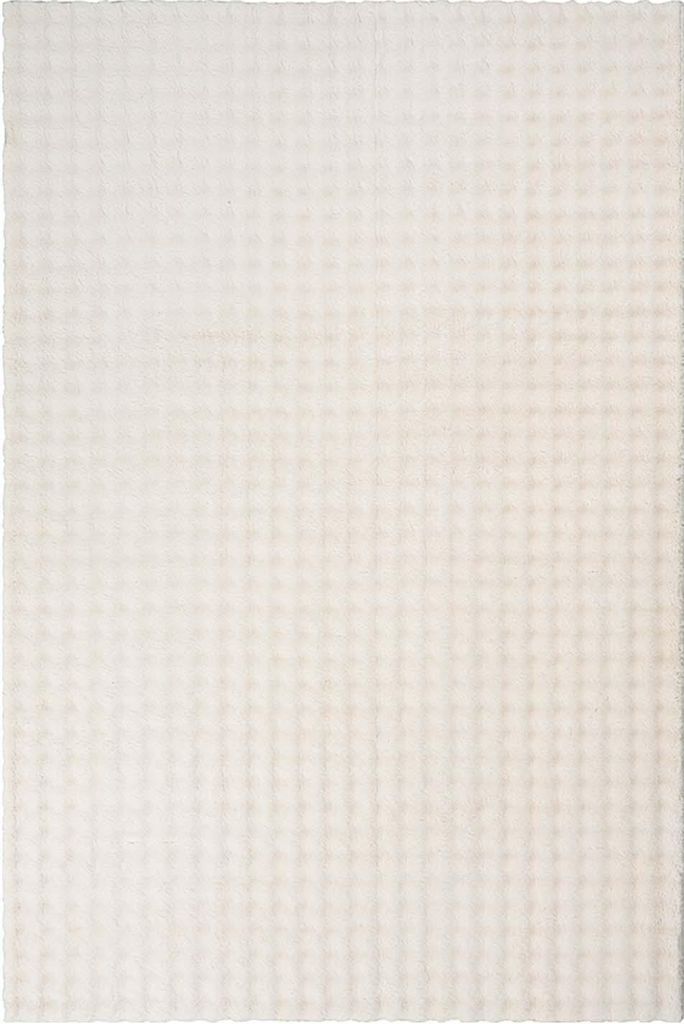 Teppich - 80 x 150 cm - Beige - Bubbleoptik