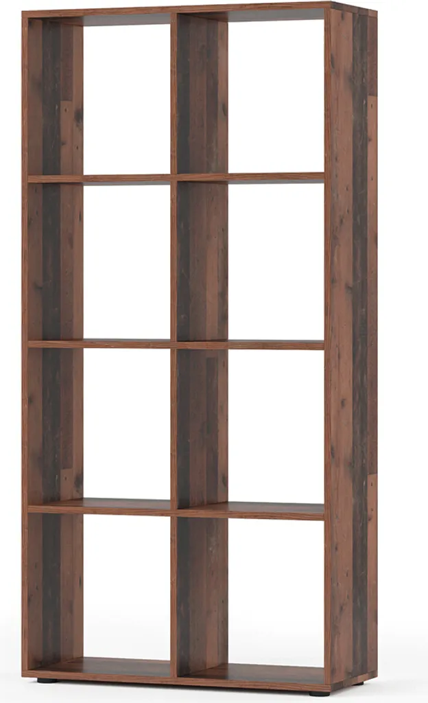 Rangement Gain de Place Vicco Scutum Bois Antique 143x72cm Finition 36556