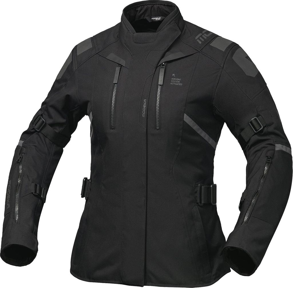 Modeka Striker III Damen Motorrad Textiljacke, schwarz, 40