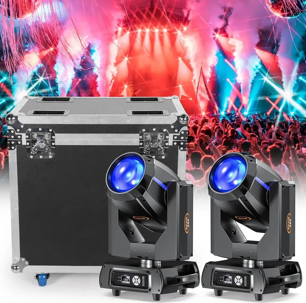 Flight case pour 2 lyres 380W Airline Case | Valise transport gris clair