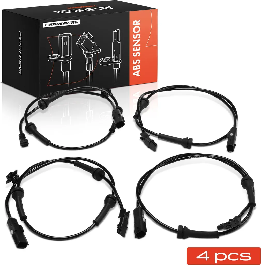 Capteur de Vitesse de Roue ABS pour Renault Megane 2 Scénic 2 4 Pcs