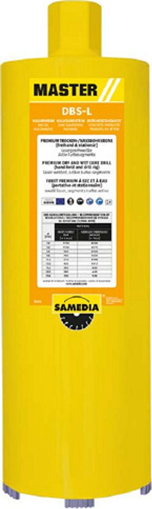 Samedia MASTER DBS-L Premium Trocken- und Nassbohrkrone, 42 mm Ø, Aufnahme 1 1/4 " UNC