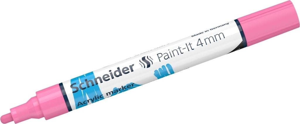 Acrylmarker Paint-It 320 4mm pastell pink Packung mit 5 Stück