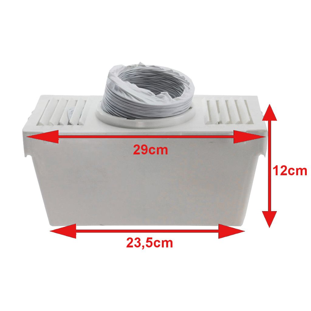 Schlauch Adapter Zubehör Universal Wäschetrockner-Kondensator-Box inkl 
