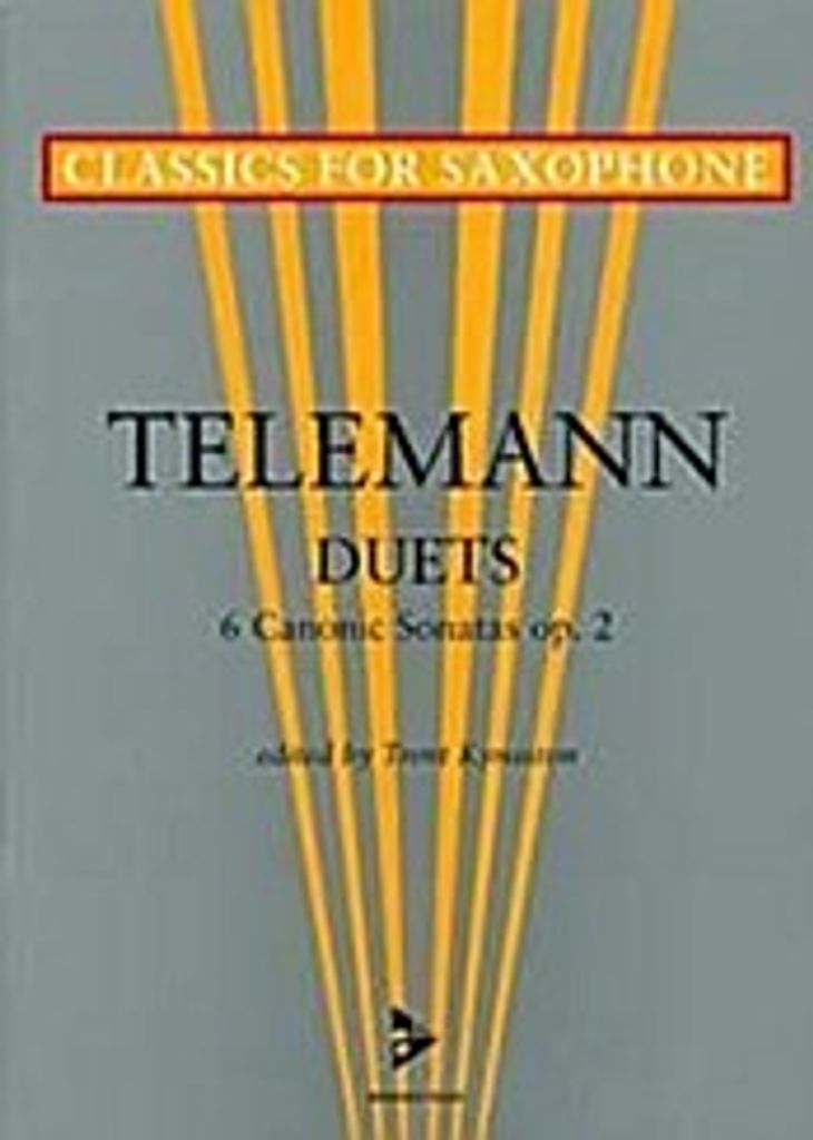 Telemann, G: Six Canonic Sonatas