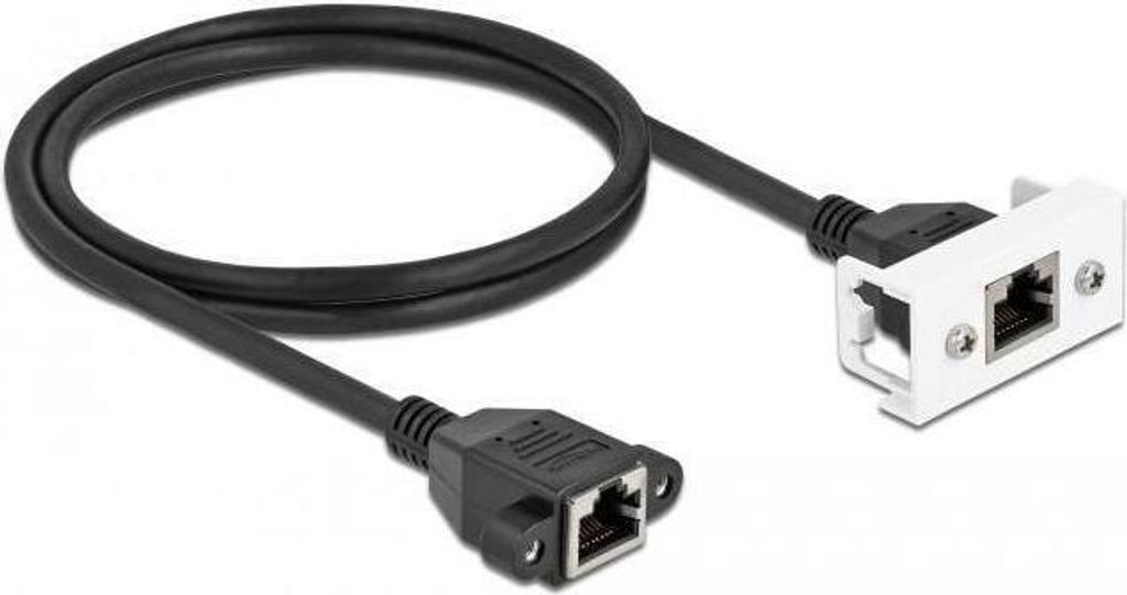 Netzwerk Verlängerung Easy 45 Modul S/FTP RJ45 Cat.6A, 1 m