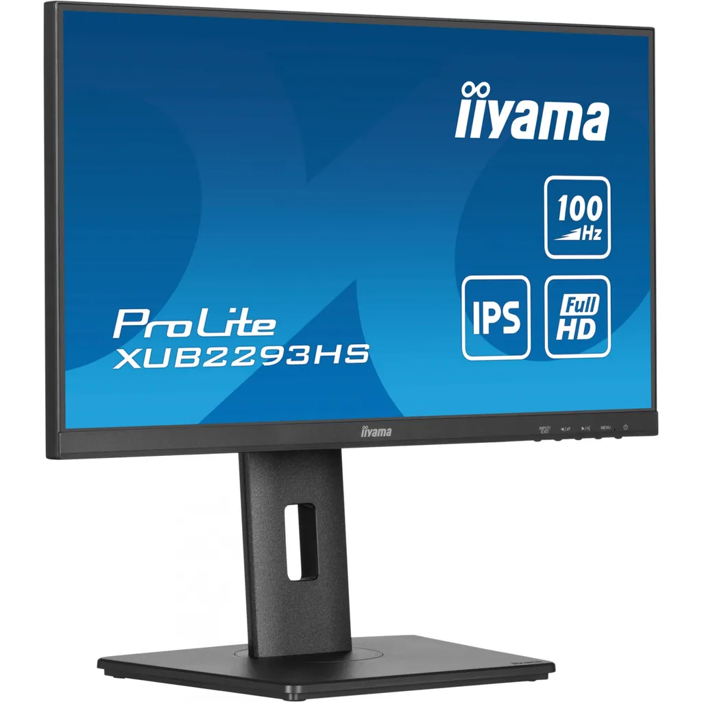 Moniteur professionnel Iiyama 21,5" IPS réglable en hauteur XUB2293HS-B6